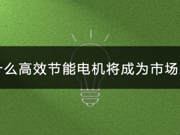 為什么高效節(jié)能電機(jī)將會(huì)成為市場主流