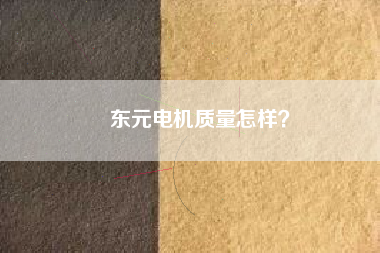 東元電機(jī)質(zhì)量怎樣？